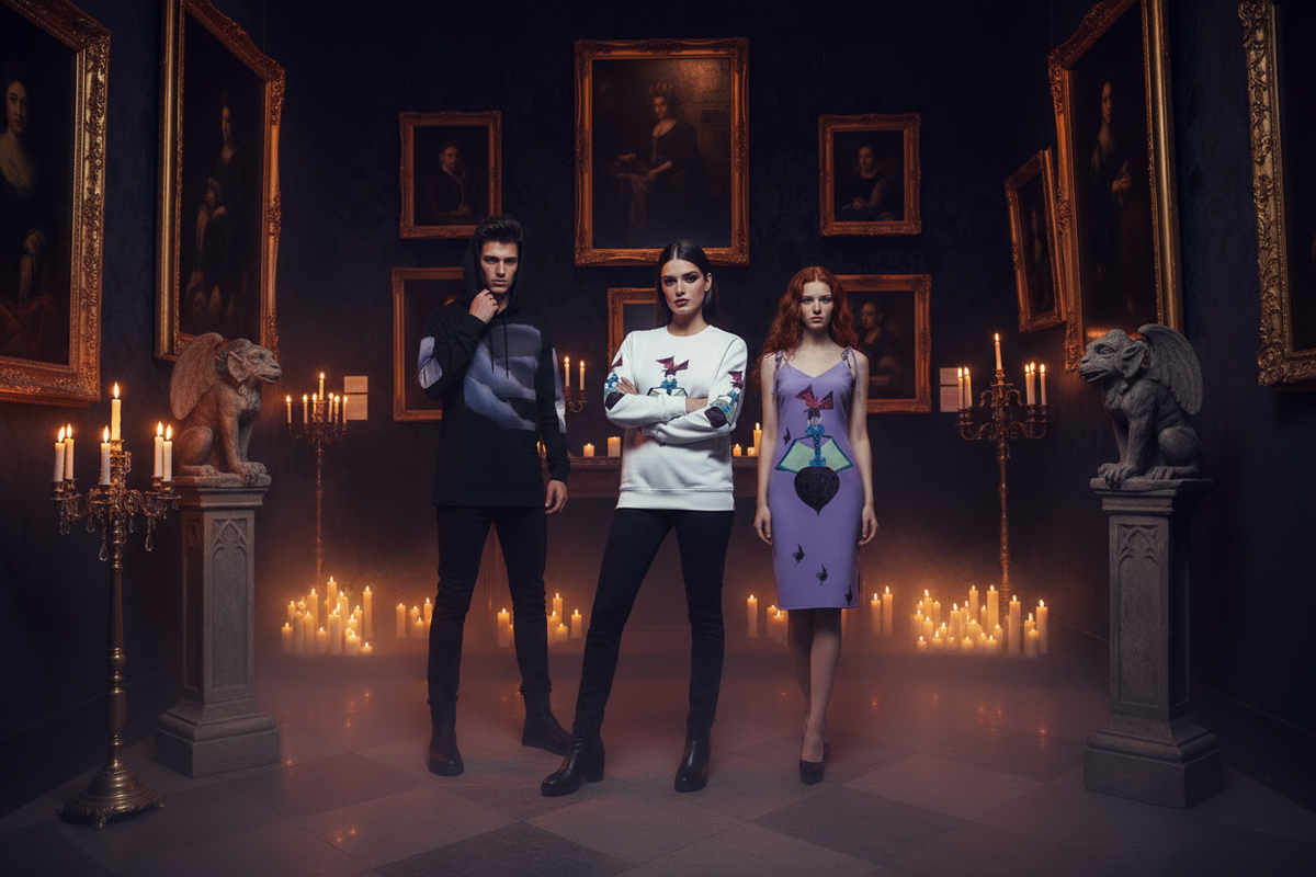 Healing Colors x Dark Clouds Halloween Museum Editorial