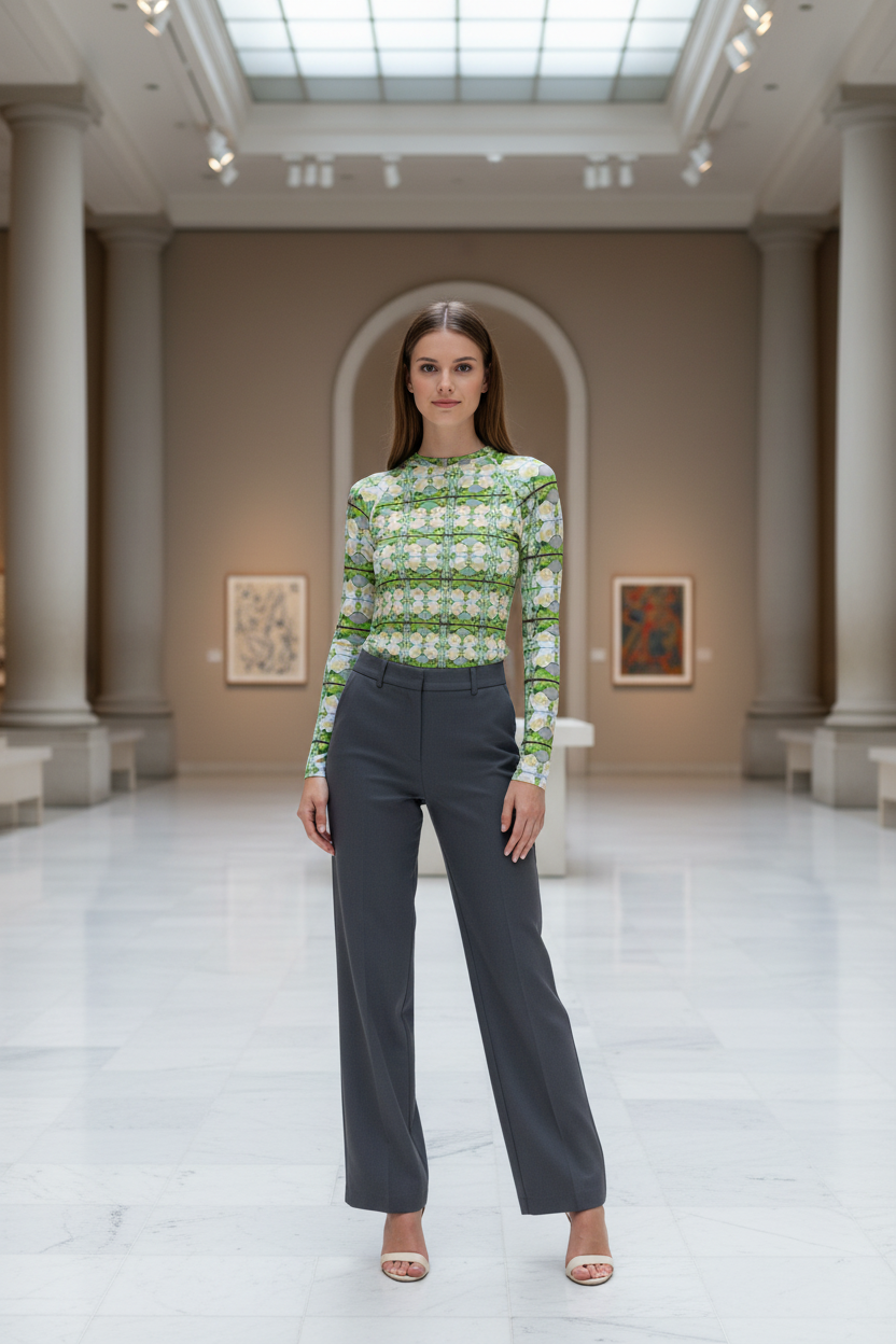 JFK White Rose Shirt — Museum Editorial with Product