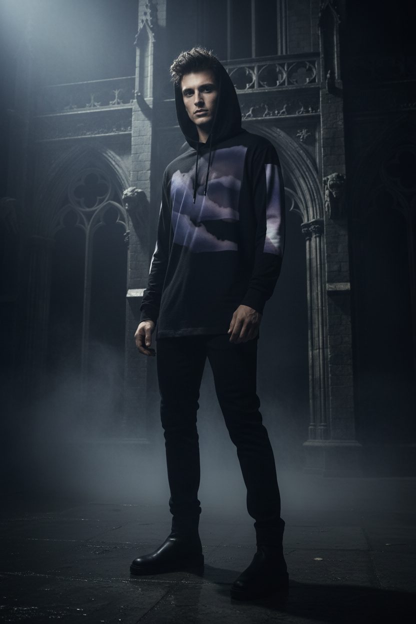 Male - Dark Clouds Halloween Editorial