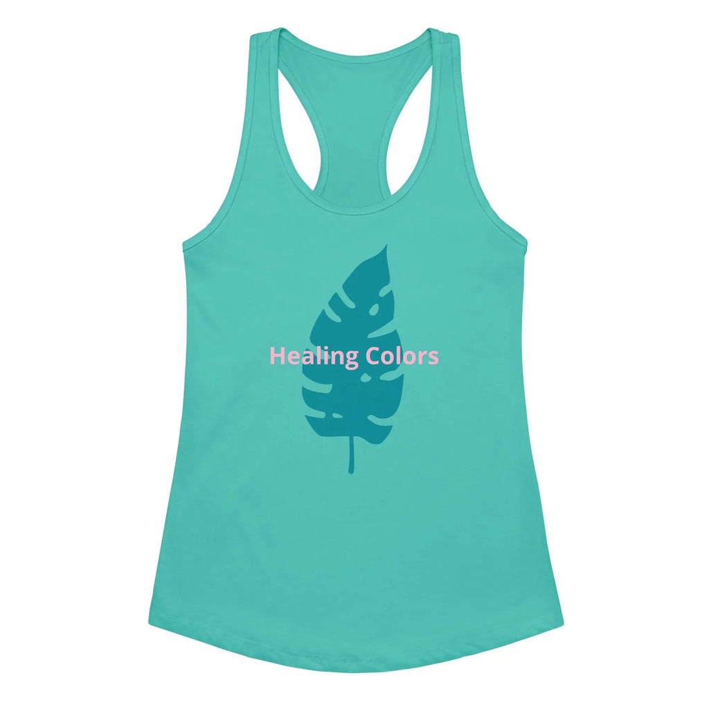 Healing Colors Premium Racerback Tank Top - Art Collection