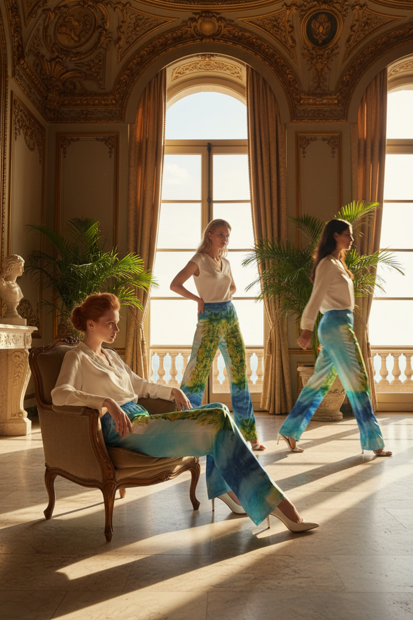 South of France Indoor Editorial – Portrait