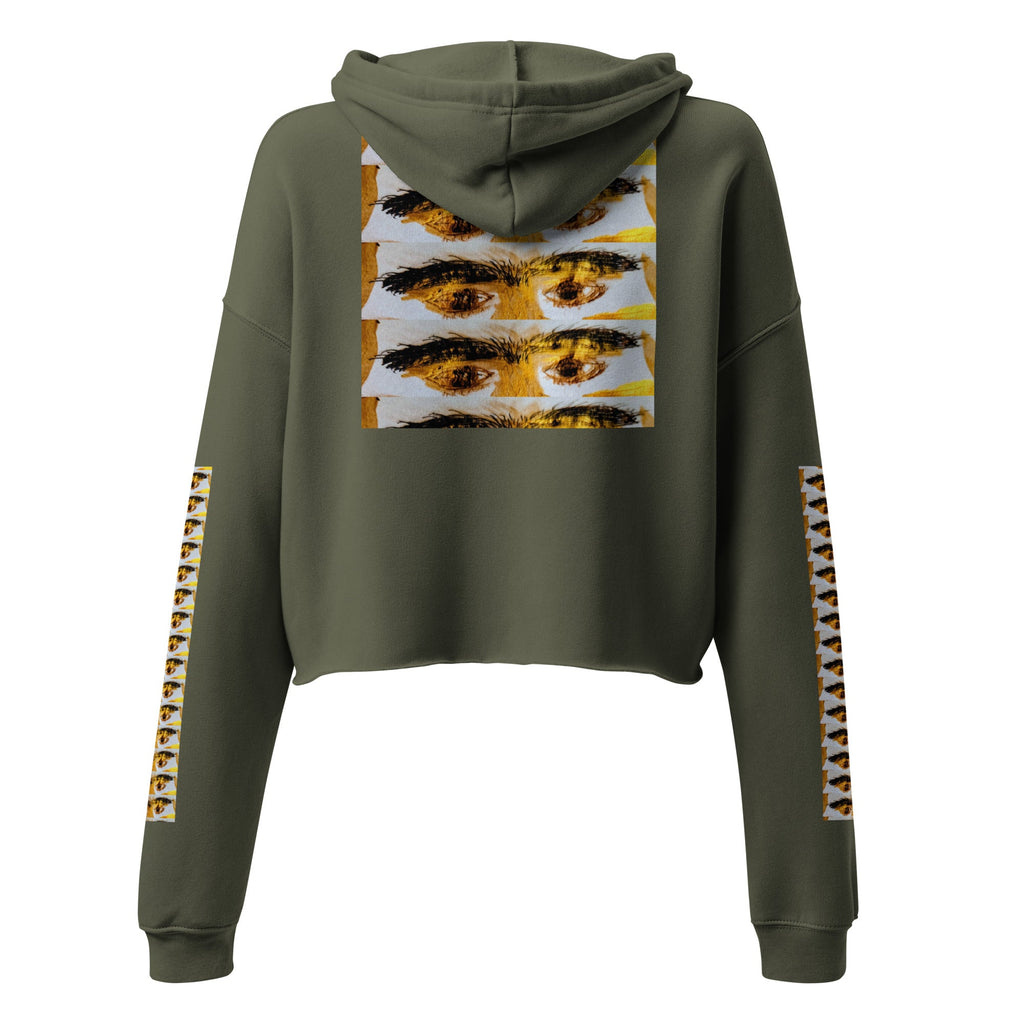 Frida Kahlo Crop Hoodie — Artist Collection